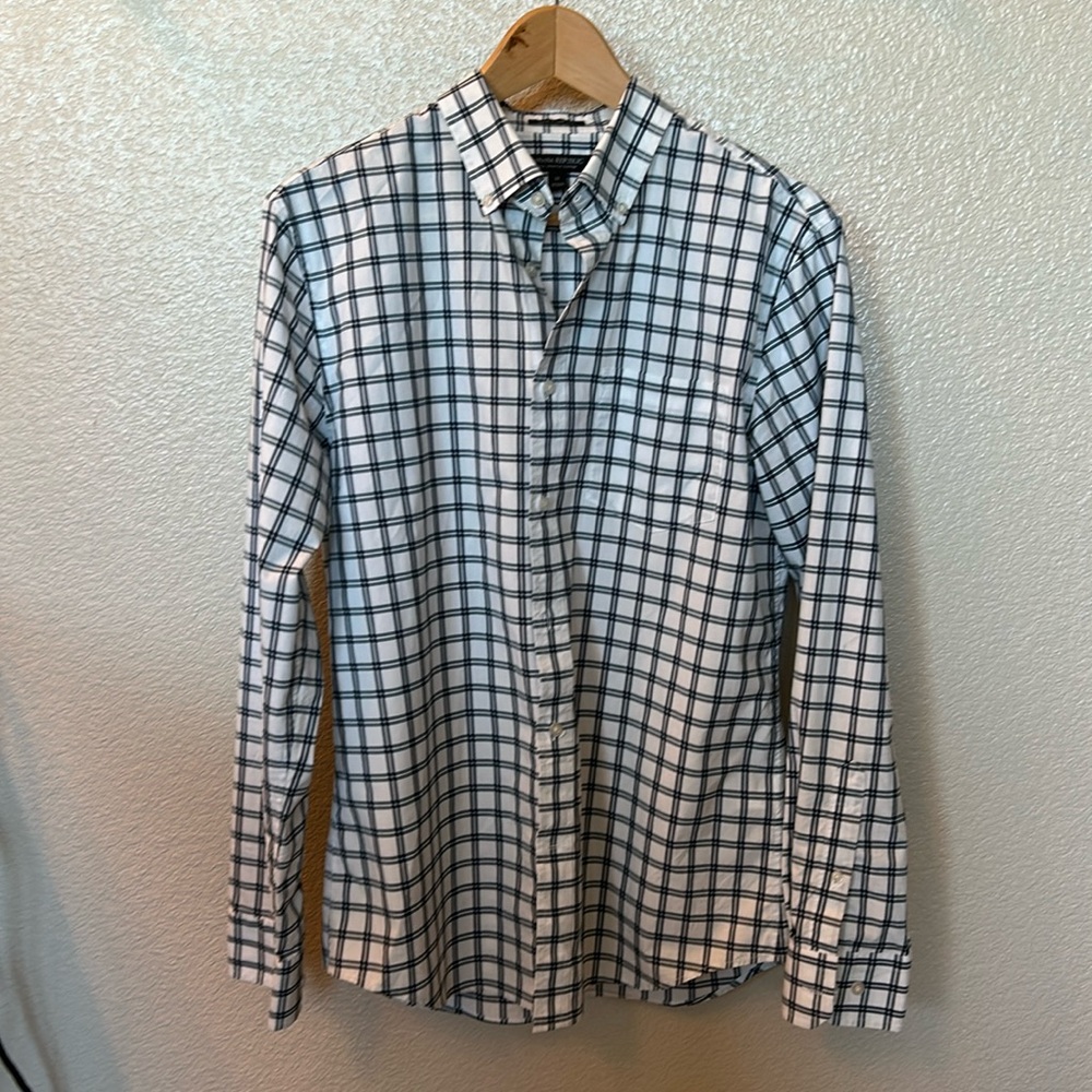 Banana Republic Tech Stretch Cotton Dress Shirt